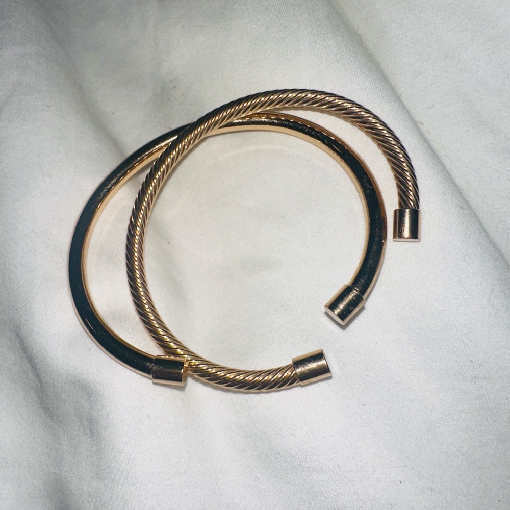 Elegant Gold-Fill Women's Bracelet Set